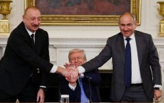 Первый вице-президент Мехрибан Алиева поделилась публикацией в связи со встречей Президента Ильхама Алиева с Дональдом Трампом и Николом Пашиняном в Вашингтоне (ФОТО)