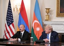 Президенты Азербайджана и США, премьер-министр Армении выступили в Белом доме с заявлением для прессы (ФОТО/ВИДЕО)