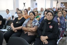 Лица, ставшие вынужденными переселенцами в результате атак вооруженных сил Армении на Зангилан, раненые и родственники убитых дали показания в суде (ФОТО)