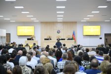 Лица, ставшие вынужденными переселенцами в результате атак вооруженных сил Армении на Зангилан, раненые и родственники убитых дали показания в суде (ФОТО)