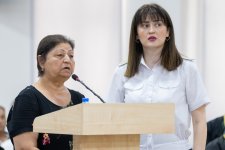 Лица, ставшие вынужденными переселенцами в результате атак вооруженных сил Армении на Зангилан, раненые и родственники убитых дали показания в суде (ФОТО)