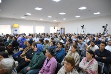 Лица, ставшие вынужденными переселенцами в результате атак вооруженных сил Армении на Зангилан, раненые и родственники убитых дали показания в суде (ФОТО)