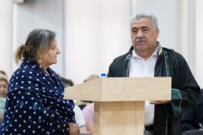 Лица, ставшие вынужденными переселенцами в результате атак вооруженных сил Армении на Зангилан, раненые и родственники убитых дали показания в суде (ФОТО)