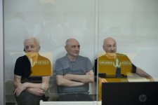 Лица, ставшие вынужденными переселенцами в результате атак вооруженных сил Армении на Зангилан, раненые и родственники убитых дали показания в суде (ФОТО)