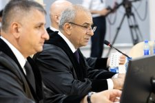 Лица, ставшие вынужденными переселенцами в результате атак вооруженных сил Армении на Зангилан, раненые и родственники убитых дали показания в суде (ФОТО)
