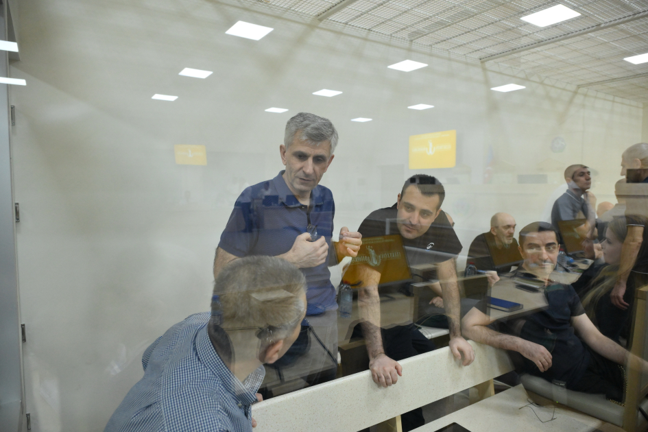 Лица, ставшие вынужденными переселенцами в результате атак вооруженных сил Армении на Зангилан, раненые и родственники убитых дали показания в суде (ФОТО)