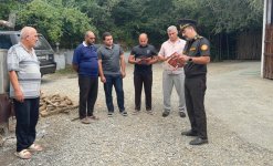 МЧС Азербайджана проводит разъяснительную работу по пожарной безопасности на освобождённых территориях (фОТО)