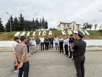 МЧС Азербайджана проводит разъяснительную работу по пожарной безопасности на освобождённых территориях (фОТО)