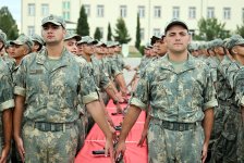 В азербайджанской армии состоялись церемонии принесения присяги (ФОТО/ВИДЕО)