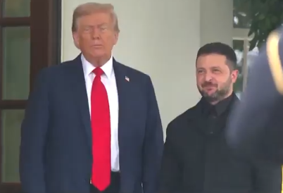 Трамп встретил Зеленского в Белом доме (ВИДЕО)