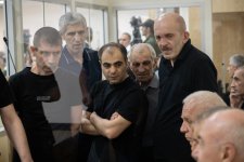 Лица, ставшие вынужденными переселенцами, получившие ранения или лишившиеся родственников в результате атак вооруженных сил Армении на Ханкенди, Лачин, Кяльбаджар, Агдере, Джебраил и Физули, дали показания в суде (ФОТО)