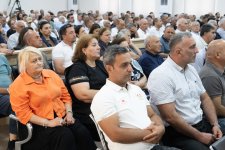Лица, ставшие вынужденными переселенцами, получившие ранения или лишившиеся родственников в результате атак вооруженных сил Армении на Ханкенди, Лачин, Кяльбаджар, Агдере, Джебраил и Физули, дали показания в суде (ФОТО)