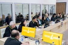 Лица, ставшие вынужденными переселенцами, получившие ранения или лишившиеся родственников в результате атак вооруженных сил Армении на Ханкенди, Лачин, Кяльбаджар, Агдере, Джебраил и Физули, дали показания в суде (ФОТО)