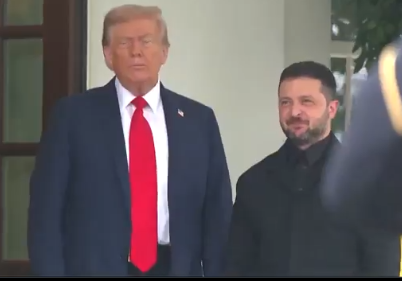 Трамп встретил Зеленского в Белом доме (ВИДЕО)