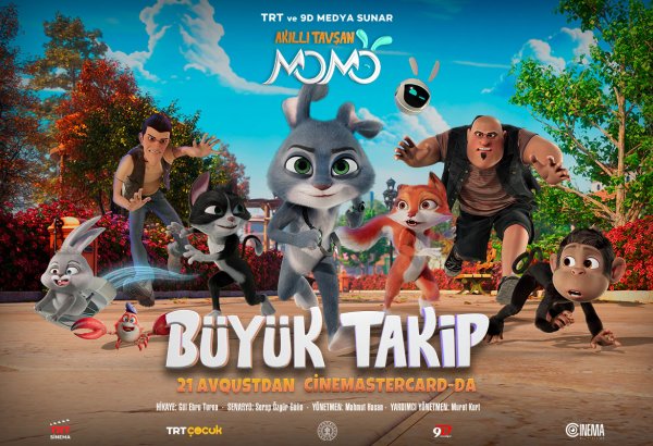 Турецкий анимационный фильм Akıllı Tavşan Momo: Büyük Takip - эксклюзивно в CineMastercard (ВИДЕО)