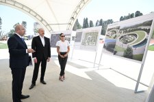 Президент Ильхам Алиев и Первая леди Мехрибан Алиева ознакомились с работами, проводимыми в Гянджинском мемориальном комплексе (ФОТО)