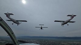 Молодые военные пилоты выполнили учебно-тренировочные полеты