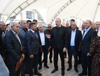 Искренняя беседа Президента Ильхама Алиева и Первой леди Мехрибан Алиевой с жителями города Кяльбаджар (ФОТО)
