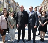 Искренняя беседа Президента Ильхама Алиева и Первой леди Мехрибан Алиевой с жителями города Кяльбаджар (ФОТО)