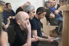 Лица, ставшие вынужденными переселенцами, получившие ранения и подвергшиеся пыткам в плену в результате атак вооруженных сил Армении на Агдам, Лачин, Губадлы и Физули, дали показания в суде (ФОТО)