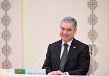 Состоялась встреча Президента Азербайджана Ильхама Алиева с председателем Халк Маслахаты Туркменистана в расширенном составе (ФОТО)