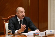 В Туркменбаши состоялась встреча высокого уровня между Президентом Ильхамом Алиевым, Гурбангулы Бердымухамедовым и Шавкатом Мирзиёевым (ФОТО)