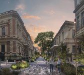 В центре Баку создается пешеходная зона, которая соединит две улицы (ФОТО)