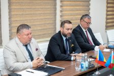 В Агентстве развития медиа Азербайджана состоялась встреча с делегацией Республики Румыния (ФОТО)