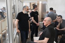 Пострадавшие в результате атак вооружённых сил Армении на Шушу, Кяльбаджар, Физули и Зангилан дали показания в суде (ФОТО)