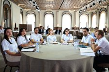 В Лачине проведена панельная дискуссия на тему «Молодежная волна в культурных и креативных индустриях» (ФОТО)