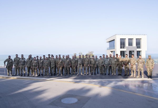 В центре отдыха «Бильгя» СГБ была организована встреча с участниками Отечественной войны (ФОТО)