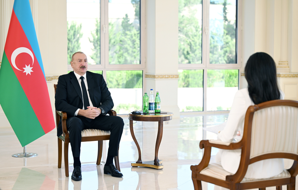 Президент Ильхам Алиев: Теперь, когда Президент Трамп дал свое имя Зангезурскому коридору, я уверен, что он будет реализован в ближайшее время
