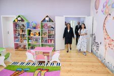 Вице-президент Фонда Гейдара Алиева Лейла Алиева приняла участие в открытии яслей-детских садов, построенных в Шамахы (ОБНОВЛЕНО) (ФОТО)