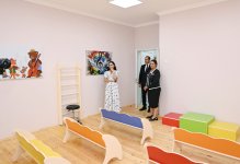 Вице-президент Фонда Гейдара Алиева Лейла Алиева приняла участие в открытии яслей-детских садов, построенных в Шамахы (ОБНОВЛЕНО) (ФОТО)