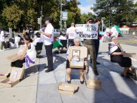 Члены семей пропавших без вести азербайджанцев впервые провели акцию за рубежом (ФОТО/ВИДЕО)