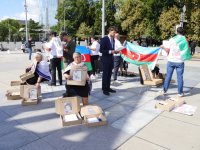Члены семей пропавших без вести азербайджанцев впервые провели акцию за рубежом (ФОТО/ВИДЕО)