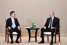 Президент Ильхам Алиев встретился с основателем и председателем компании Sichuan Sunsync Photovoltaic Technology Co (ФОТО/ВИДЕО)