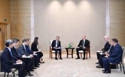 Президент Ильхам Алиев встретился с исполняющим обязанности руководителя компании China Energy Engineering Corporation Limited Ни Чжэнем (ФОТО/ВИДЕО)
