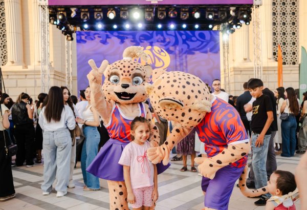 В Гяндже начался запуск обратного отсчета III Игр стран СНГ (ФОТО)