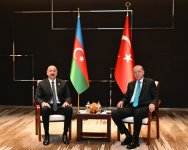 Состоялась встреча Президента Ильхама Алиева с Президентом Реджепом Тайипом Эрдоганом (ФОТО)