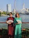 Первая леди Мехрибан Алиева совершила прогулку на лодке вместе с супругами глав государств и правительств, участвующих во встрече в формате «ШОС плюс» (ФОТО)