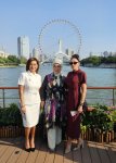 Первая леди Мехрибан Алиева совершила прогулку на лодке вместе с супругами глав государств и правительств, участвующих во встрече в формате «ШОС плюс» (ФОТО)