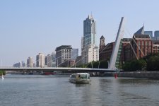 Первая леди Мехрибан Алиева совершила прогулку на лодке вместе с супругами глав государств и правительств, участвующих во встрече в формате «ШОС плюс» (ФОТО)