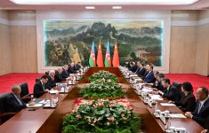 Состоялась встреча Президента Ильхама Алиева с Председателем Си Цзиньпином (ФОТО/ВИДЕО)