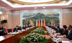 Состоялась встреча Президента Ильхама Алиева с Председателем Си Цзиньпином (ФОТО/ВИДЕО)