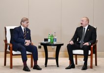 Президент Азербайджана Ильхам Алиев встретился в Тяньцзине с Премьер-министром Пакистана (ФОТО)