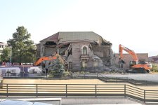 В Ханкенди начался снос здания «МИД» самопровозглашенного режима (ФОТО)