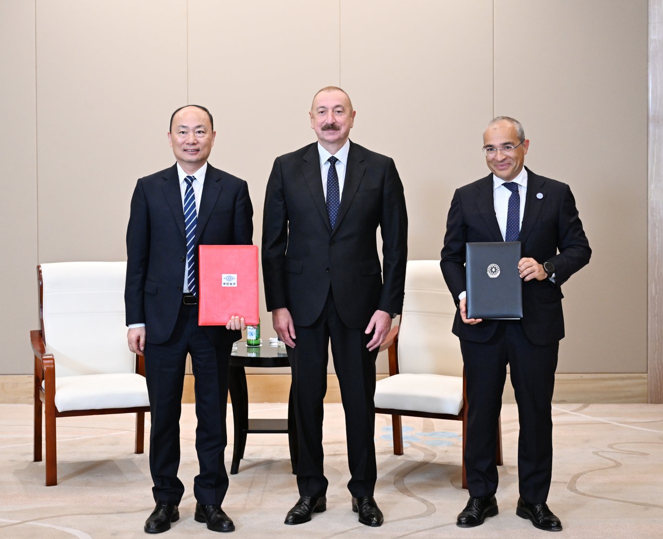 Президент Ильхам Алиев встретился с председателем компании China National Chemical Engineering (ФОТО/ВИДЕО)