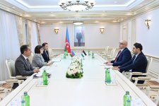 Спикер парламента Азербайджана и посол Палестины обсудили сотрудничество в рамках международных парламентских организаций (ФОТО)