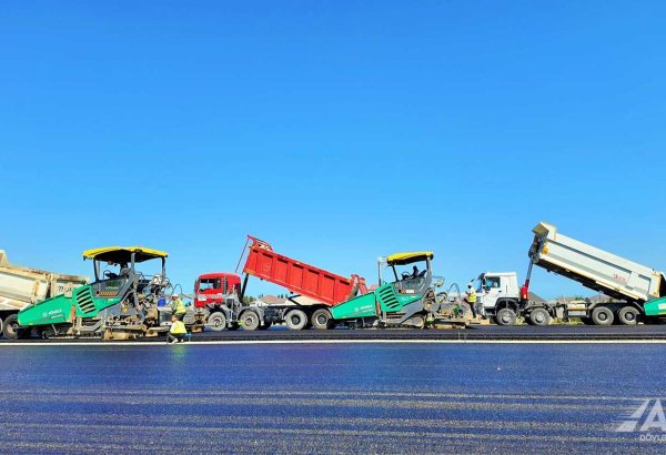 Продолжается строительство автодороги Пиршаги-Новханы-Хырдалан-М4 (ФОТО/ВИДЕО)